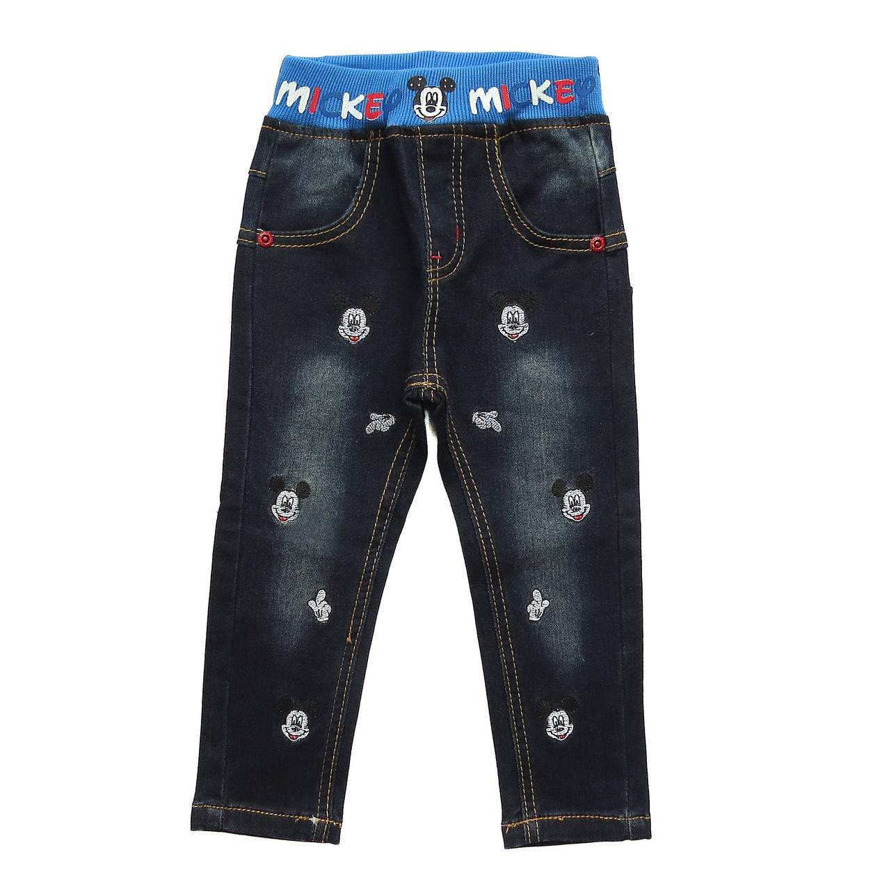 

Джинсы Baojia Mickey Mouse для мальчика 90 см Синие 7855