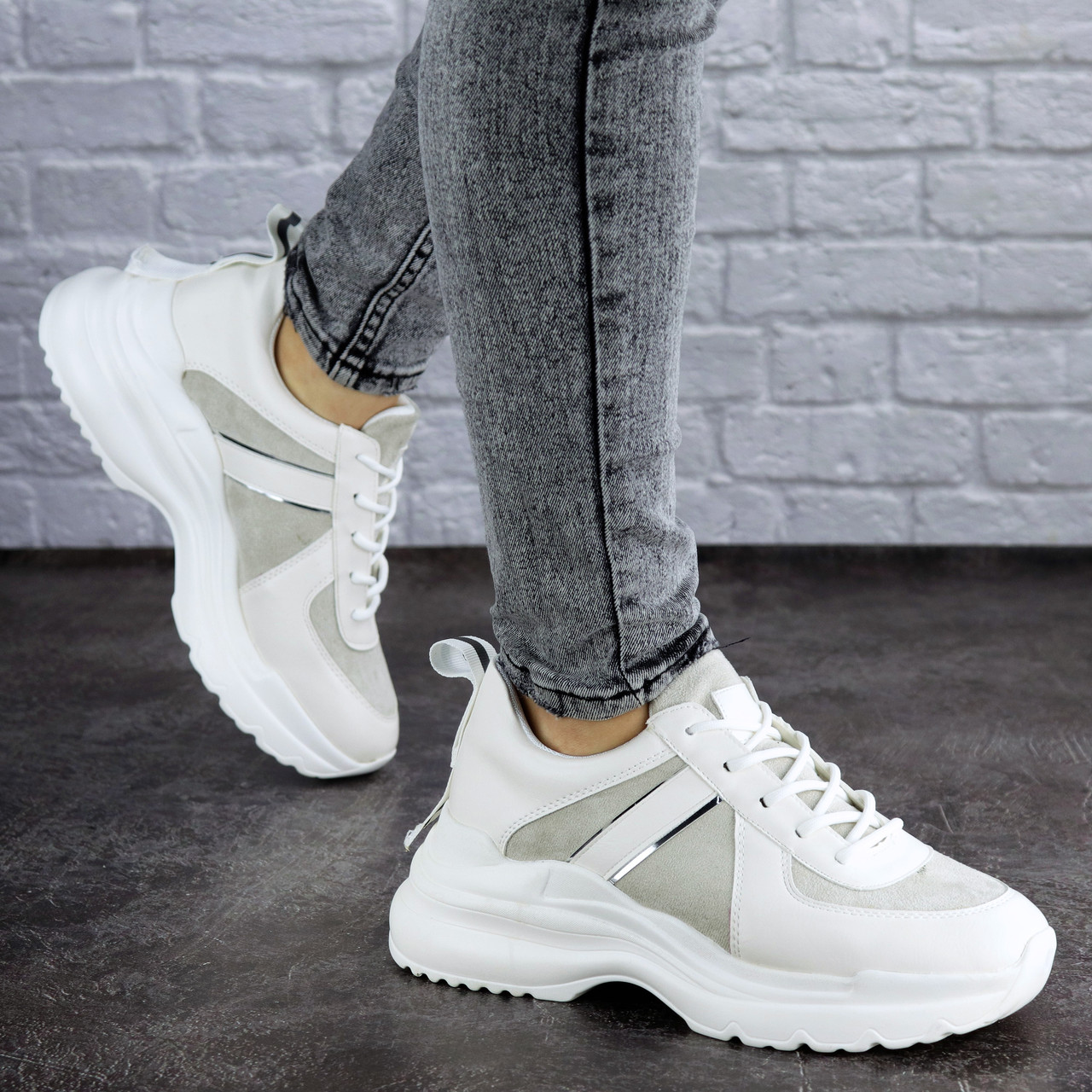 

Женские кроссовки Fashion Peanut 2024 39 размер 24,5 см Белый