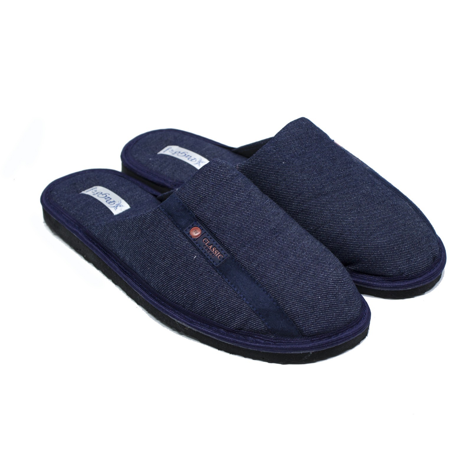 

Комнатные тапочки Pago Джинс Classic М547 42 Синие