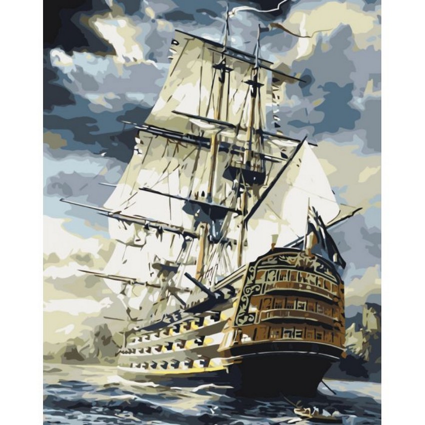 

Картина по номерам Линкор, 40х50см. (КНО2710) (0079-1367)
