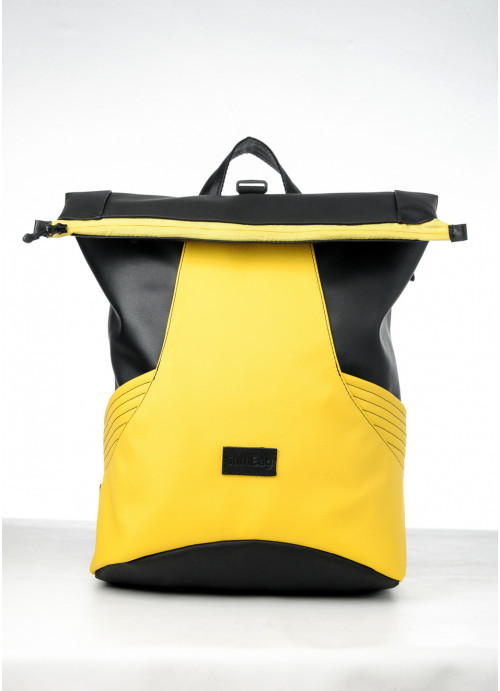 

Рюкзак Sambag RollTop Чёрный с желтым