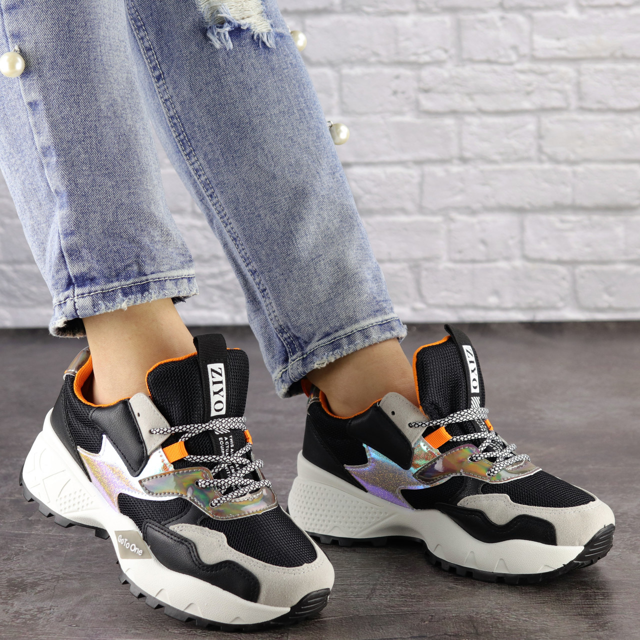 

Женские кроссовки Fashion Ulysse 1493 36 размер 23 см Черный