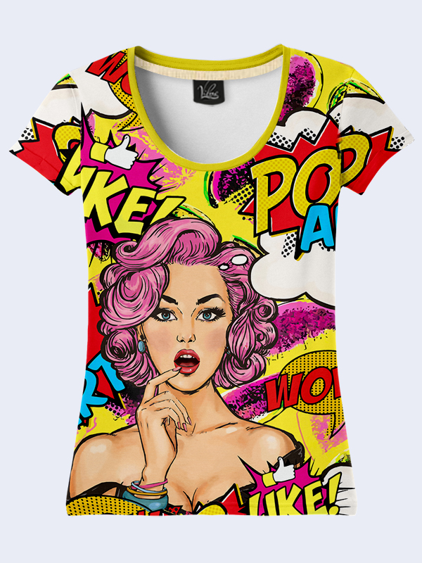 

Футболка Girl Pop art - Vilno -  - 2317, Футболка Girl Pop art - Vilno - XL - 2317