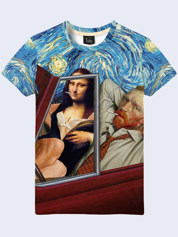 

Футболка Mona Lisa and Van Gogh - Vilno -  - 1945, Футболка Mona Lisa and Van Gogh - Vilno - S - 1945