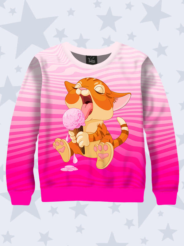 

Свитшот Котик с мороженым - Vilno - Возраст 7 лет, рост 122-128 - 7796