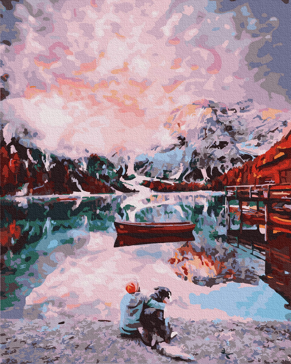 

Картина по Номерам Альпы с псом 40х50см RainbowArt GX32635