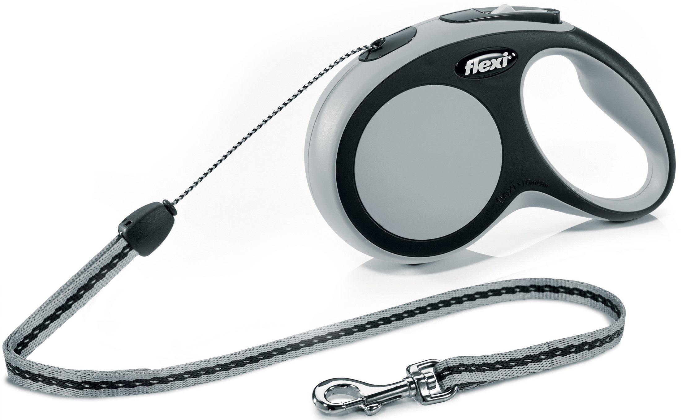 

Поводок-рулетка Flexi New Comfort S 8 м Серый