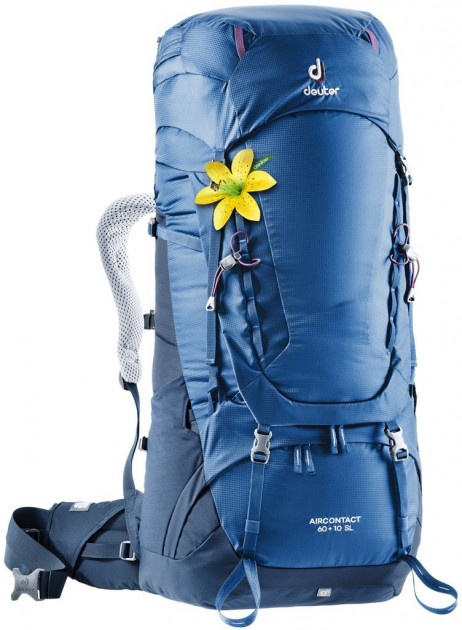 

Рюкзак Deuter Aircontact 60 + 10 SL колір 3399 steel-midnight (3320419 3399)