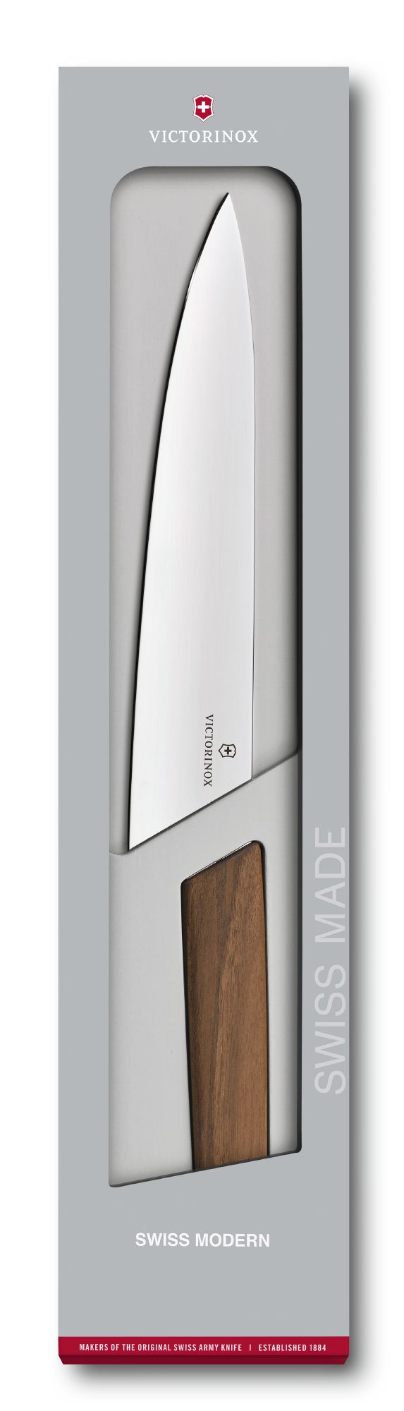 

Кухонный нож Swiss Modern Carving 22см с орех. ручкой (GB)