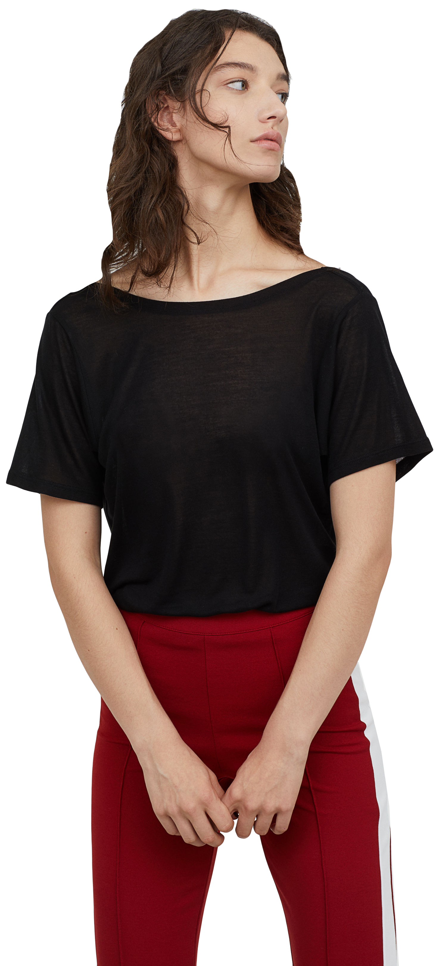 

Футболка H&M 4454196 32 Черная