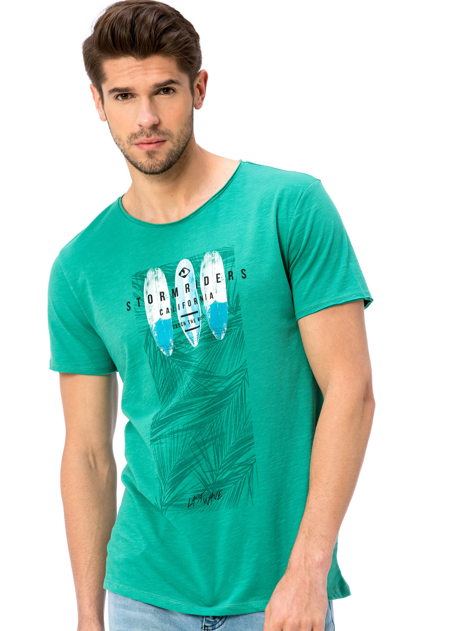 

Футболка LC Waikiki  Зеленая (LCW T-shirt -1352-1, Футболка LC Waikiki M Зеленая (LCW T-shirt -1352-1)