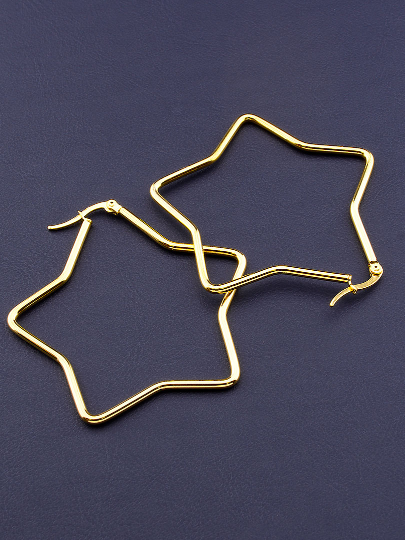 

Серьги 'FJ' 50х50мм. 080234