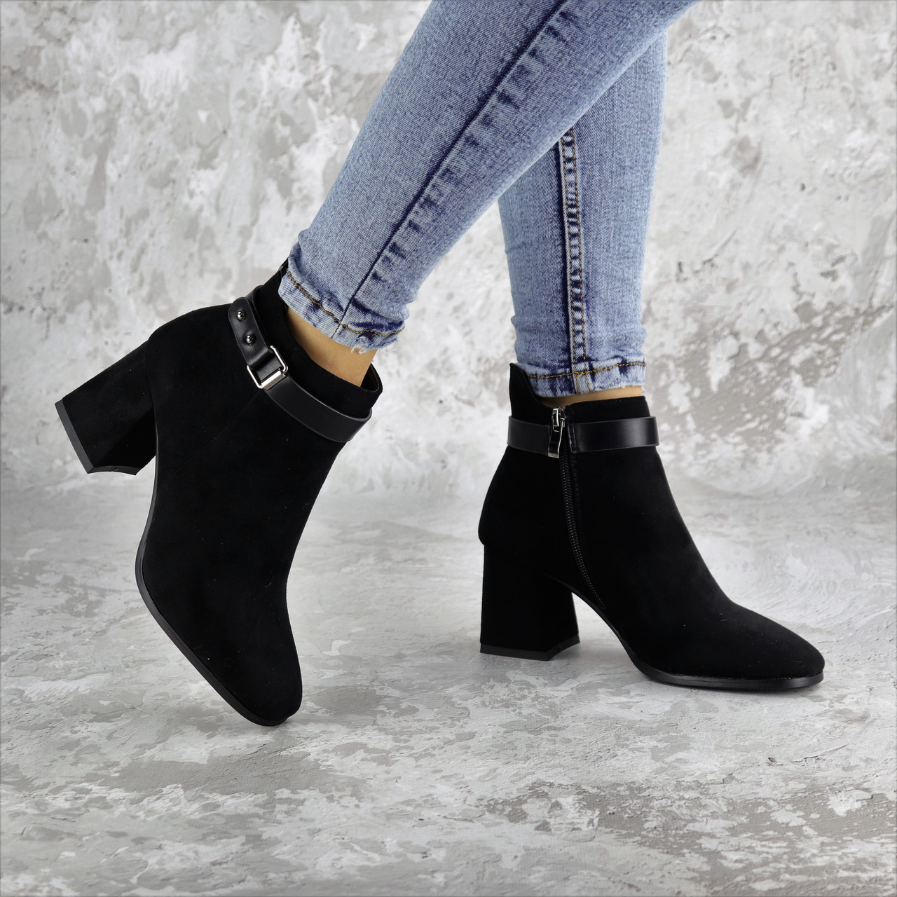

Ботильоны женские Fashion Macy 2321 36 размер 23,5 см Черный