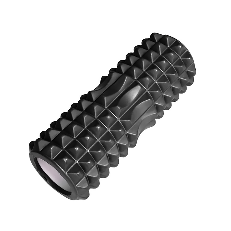 

Массажный валик ролик для йоги и фитнеса Dobetters Spikes Roller Black 33*13 см