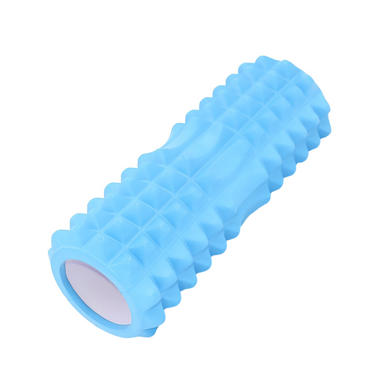 

Массажный валик ролик для йоги и фитнеса Dobetters Spikes Roller Blue 33*13 см