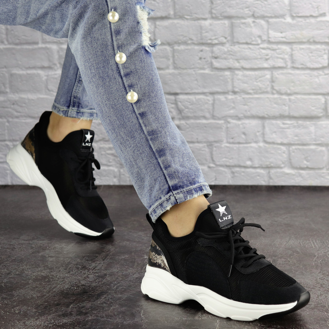 

Женские кроссовки Fashion Tyson 1432 39 размер 24,5 см Черный