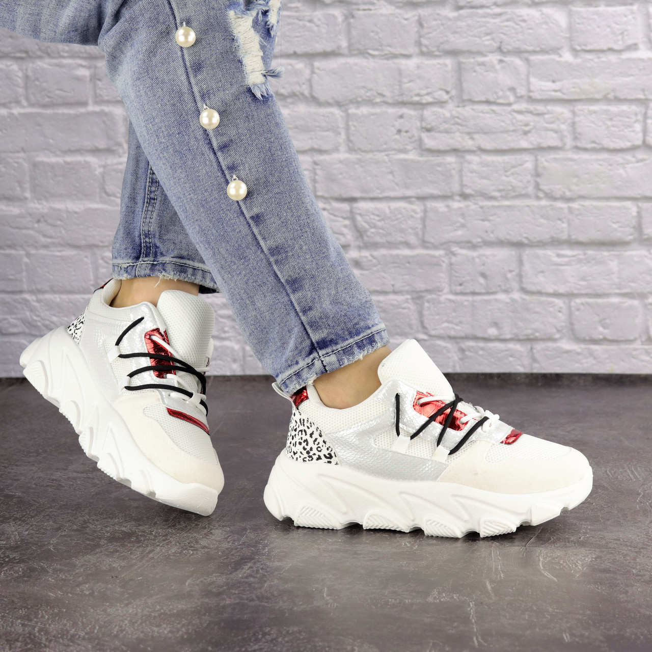 

Женские кроссовки Fashion Duncan 1531 40 размер 25 см Белый