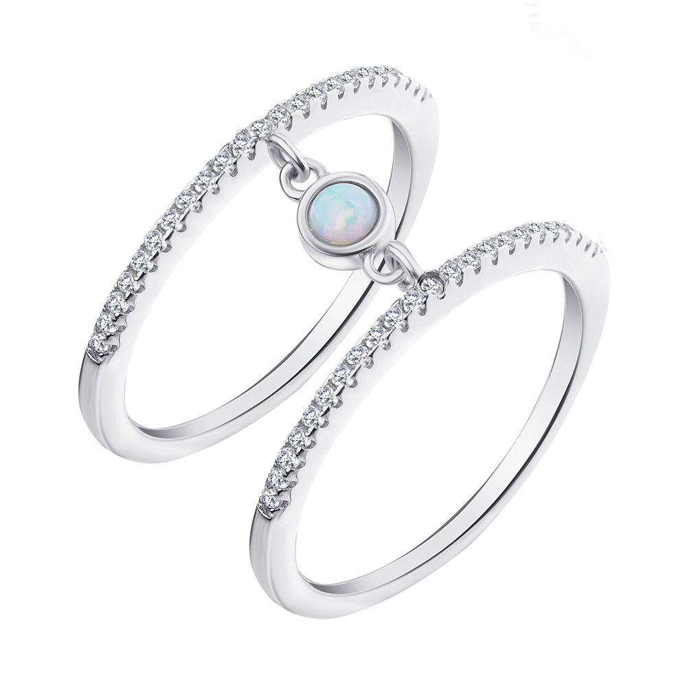 

Серебряное кольцо Сильвекс 925 18 (К2ОпБФ/490-18)