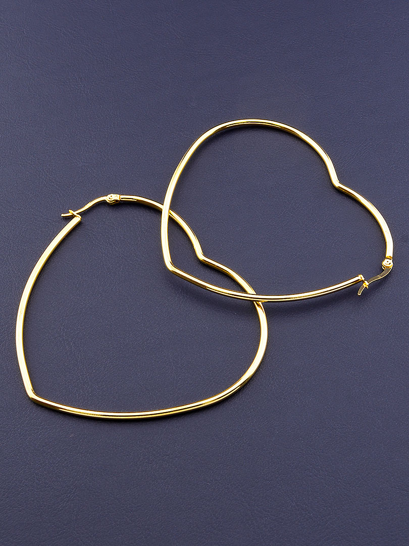

Серьги 'FJ' 70х60мм. 080229