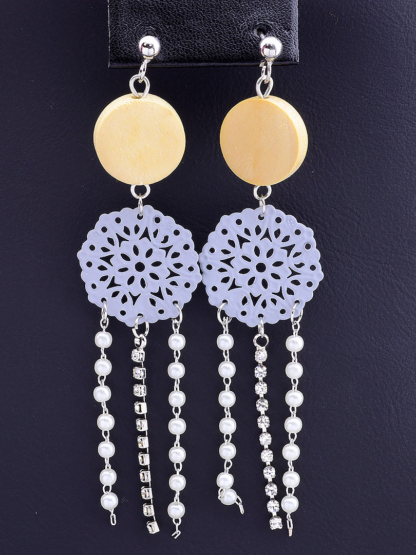 

Серьги 'Fashion' Сrystal Бижутерный сплав7 г. 045536