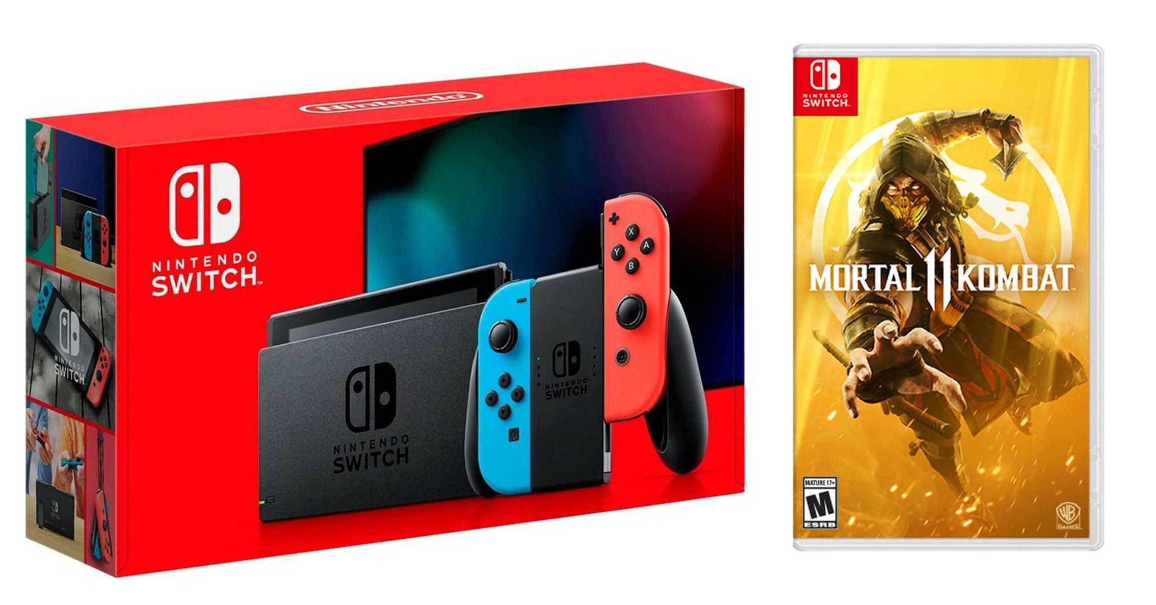 Nintendo Switch Neon blue/red - Обновлённая версия + Игра Mortal Kombat 11  – фото, отзывы, характеристики в интернет-магазине ROZETKA от продавца:  GameSales | Купить в Украине: Киеве, Харькове, Днепре, Одессе, Запорожье,  Львове