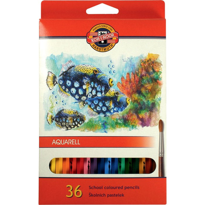 

Карандаши цветные акварельные Koh-i-Noor Mondeluz 36 цветов 8204 3719_р
