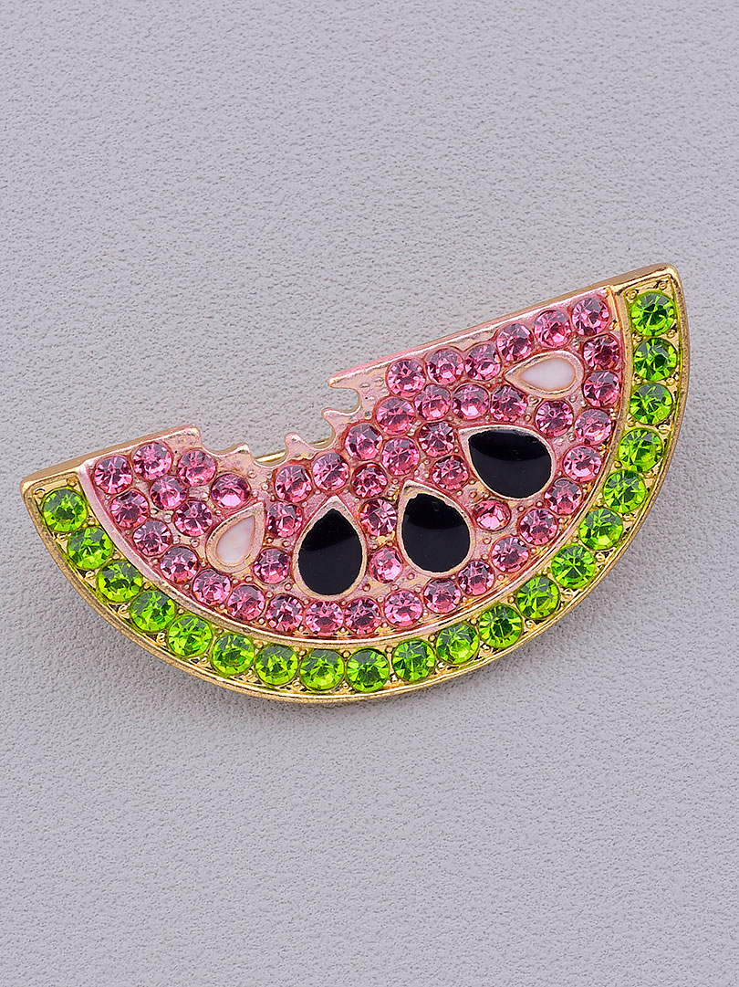 

Брошь Сrystal 37x20мм. 083009