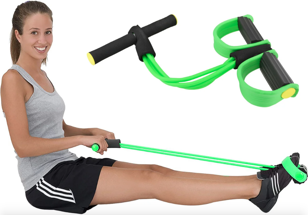 

Силовой тренажер домашний Body Trimmer Home Pro трубчатый эспандер для фитнеса Зеленый