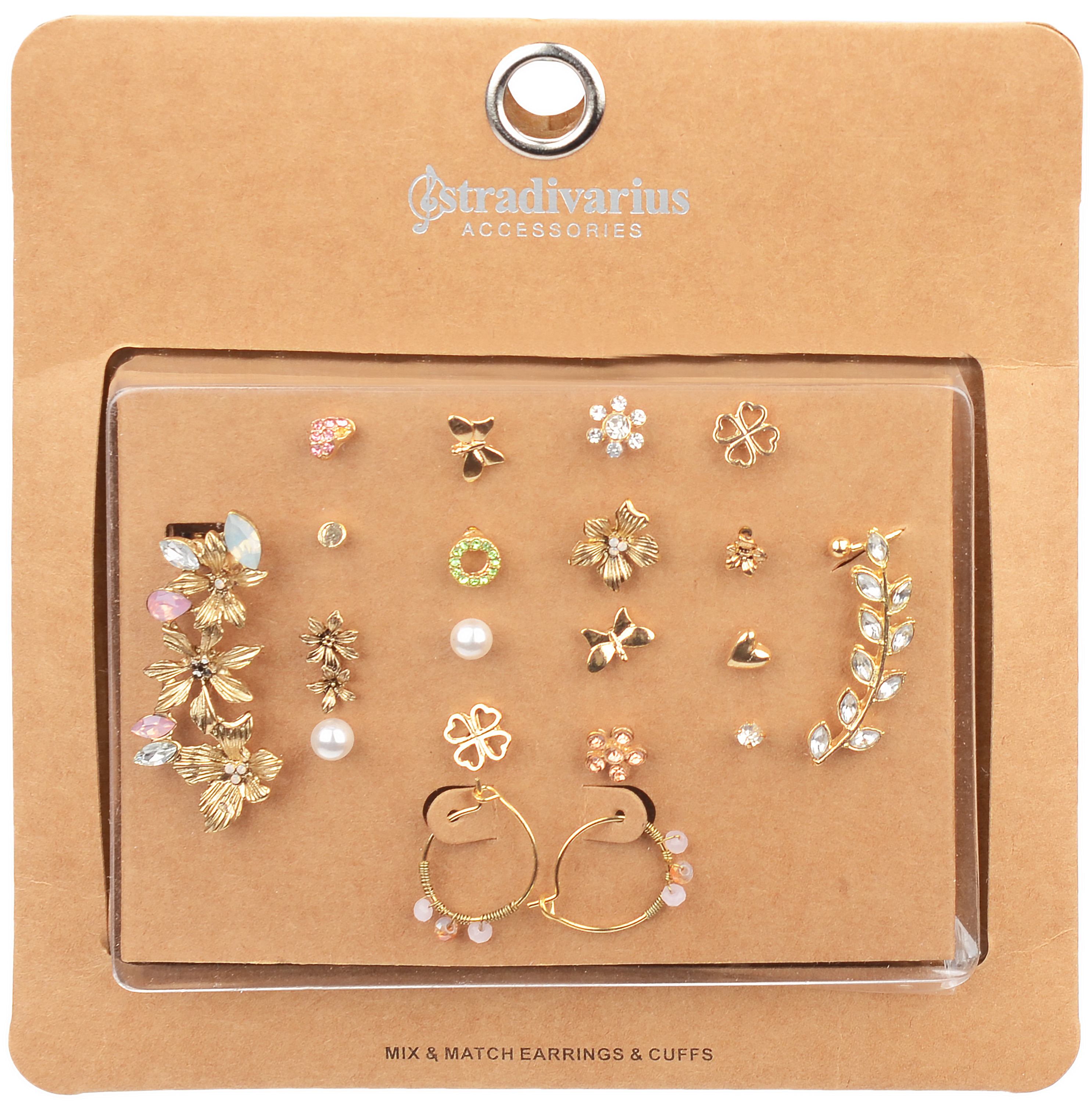 

Комплект украшений для пирсинга Stradivarius st07770033 19 шт Золотистый