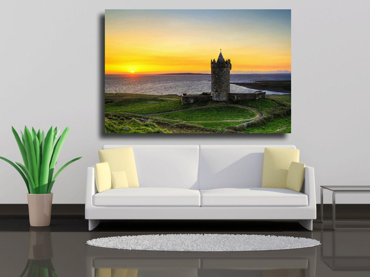 

Картина на холсте Замок в городе Дулин, Запад Ирландии 90х60