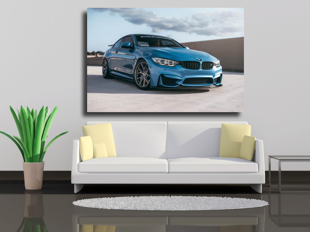 

Картины на холсте BMV M4 F82 100х70