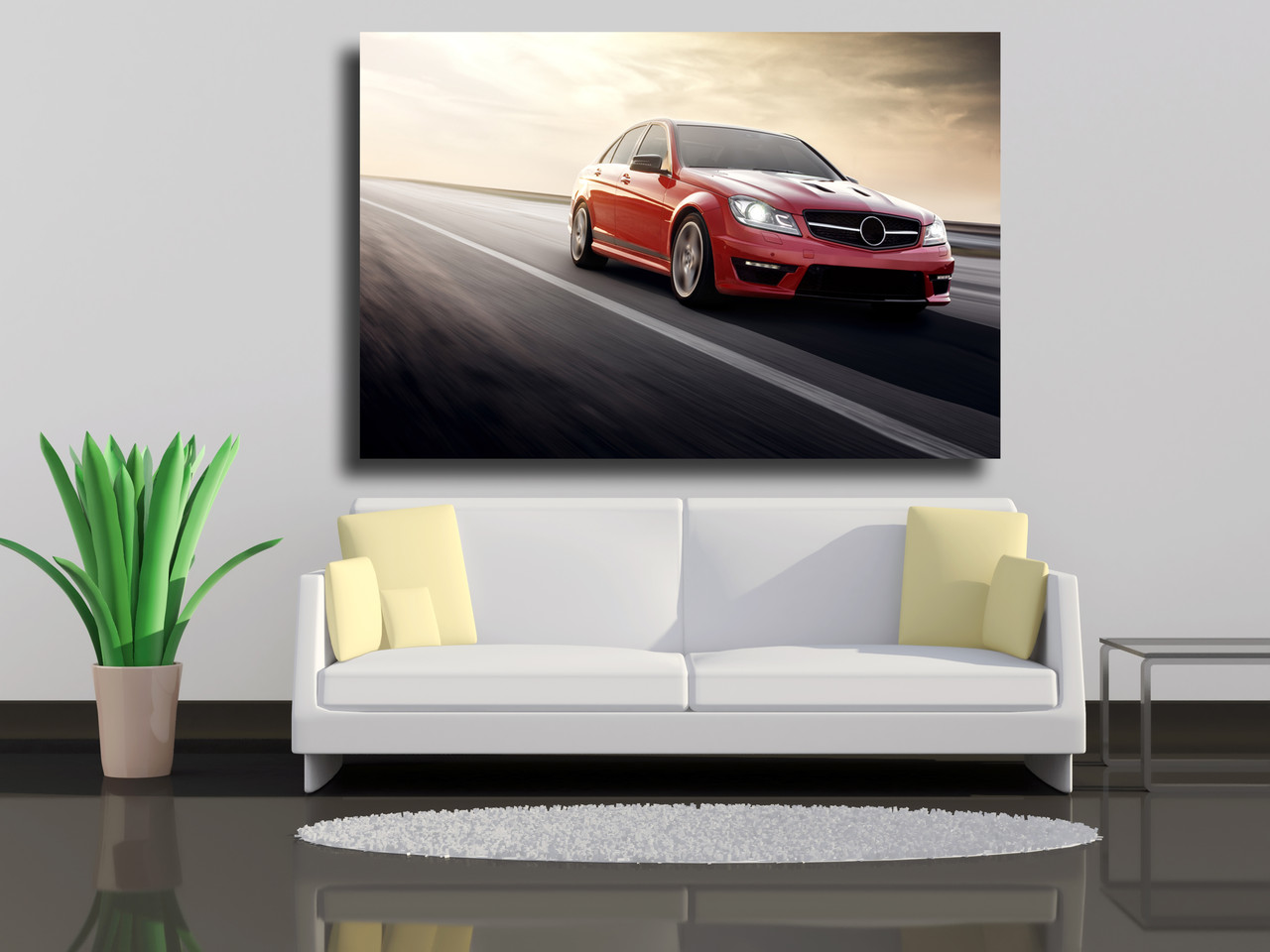 

Картины на холсте Mercedes-Benz C43 AMG 90х60