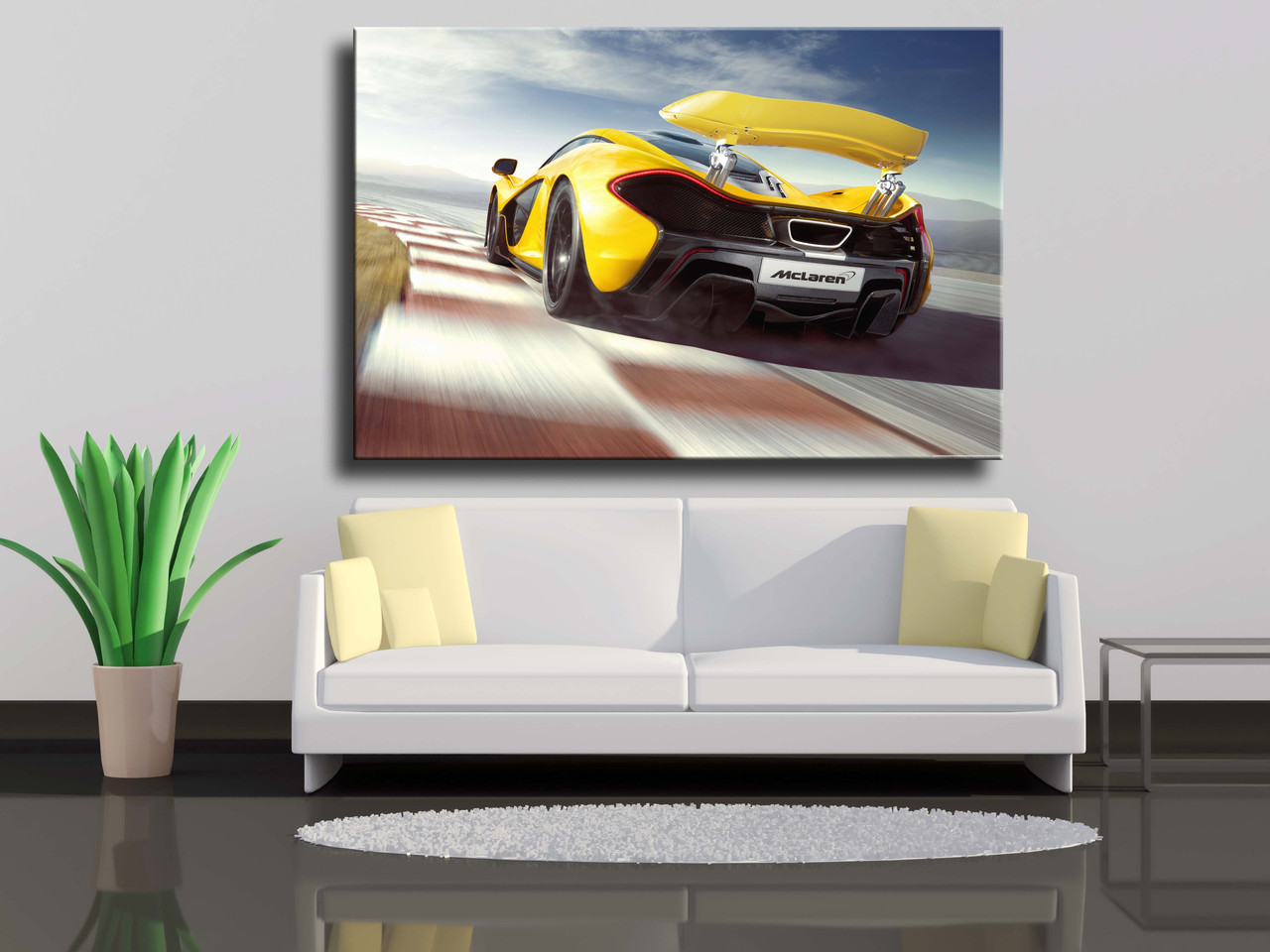 

Картины на холсте McLaren P1 90х60