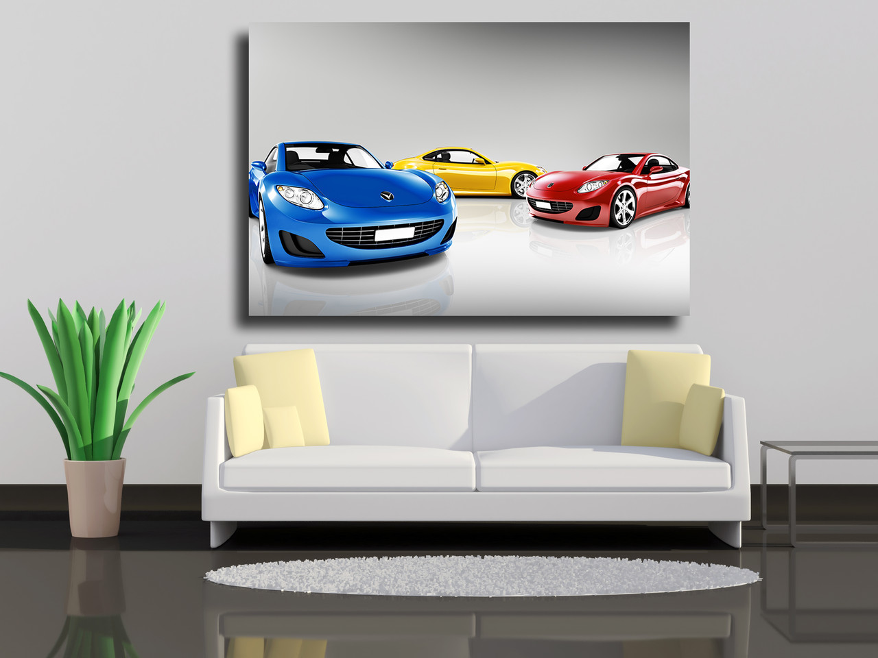 

Картины на холсте Коллекция спортивный автомобиль 120х80