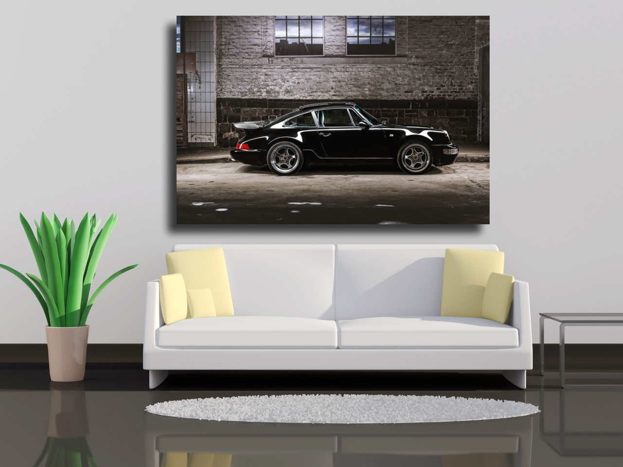 

Картины на холсте Исторический Porsche 911 75х50