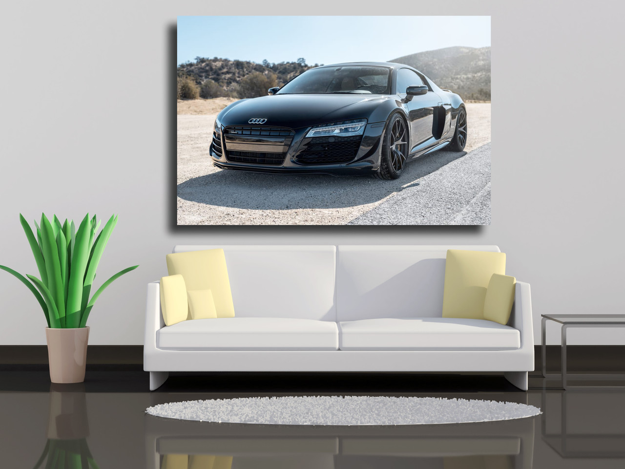 

Картины на холсте Audi R8 90х60
