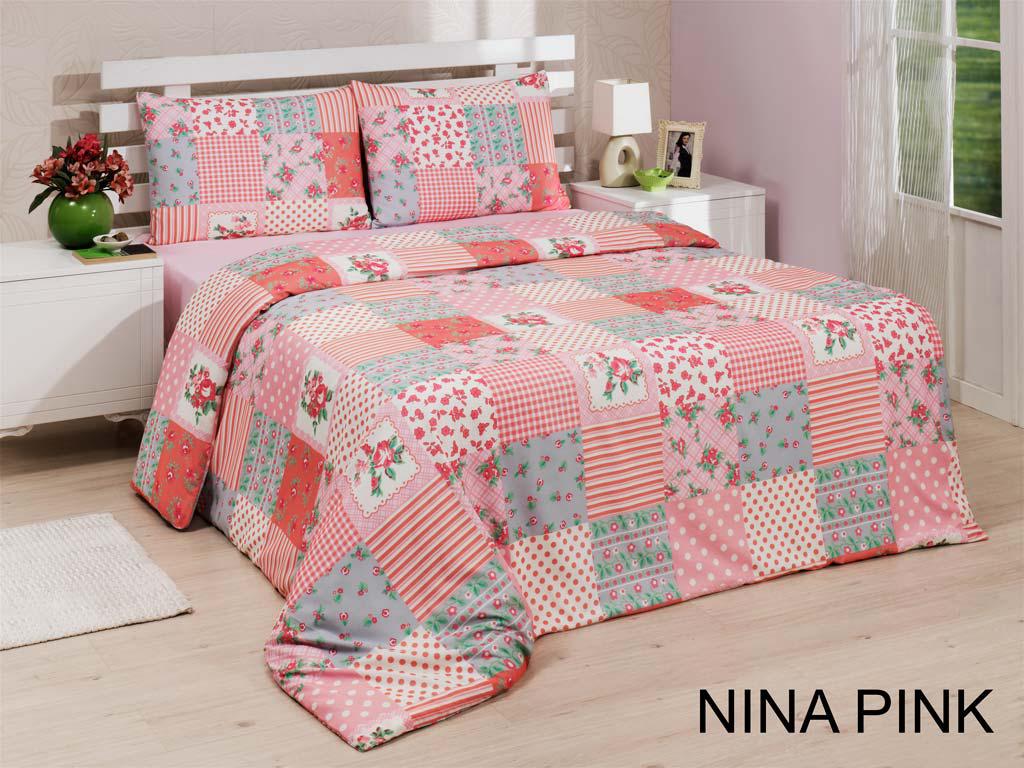 

Комплект постельного белья Le Vele Nina Pink Евро