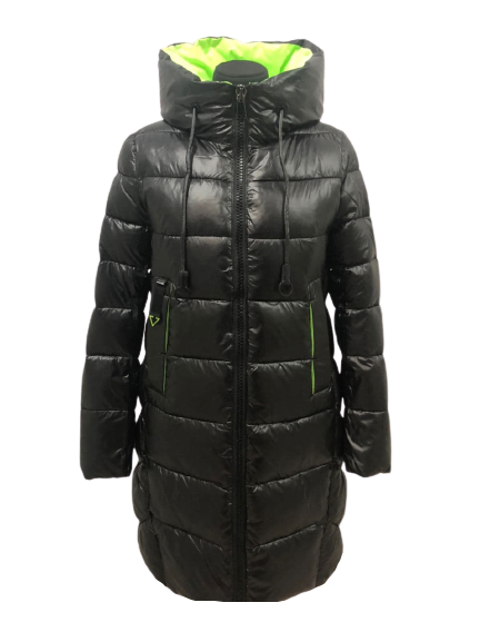 

Пальто женское зимнее QARLEVAR 59 чёрное S