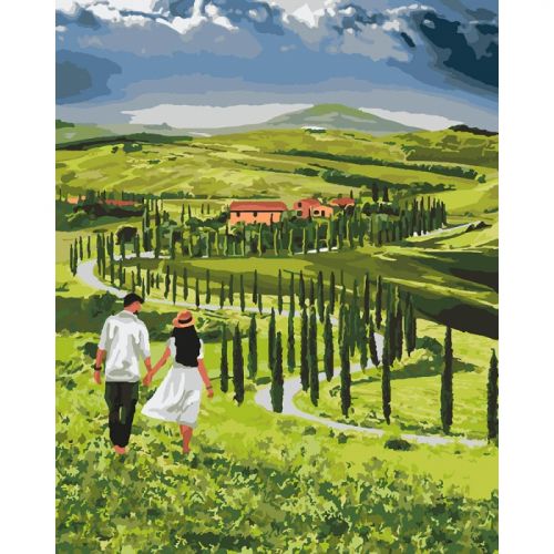 

Картина по номерам Идейка "Прогулка с любимым" КНО2285 152403