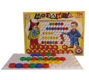 

Мозаика Технок "Азбука и арифметика" 104 элемента (рус) 2087 25980