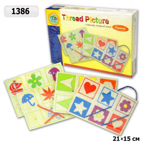 

Шнуровка TOY LAND деревянная 1386 2092017