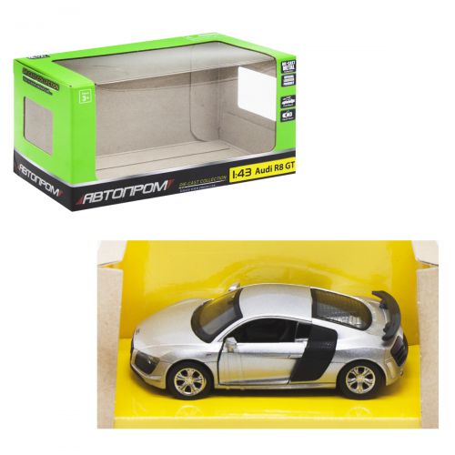 

Машинка Автопром "Audi R8 GT" серый 4319 159779