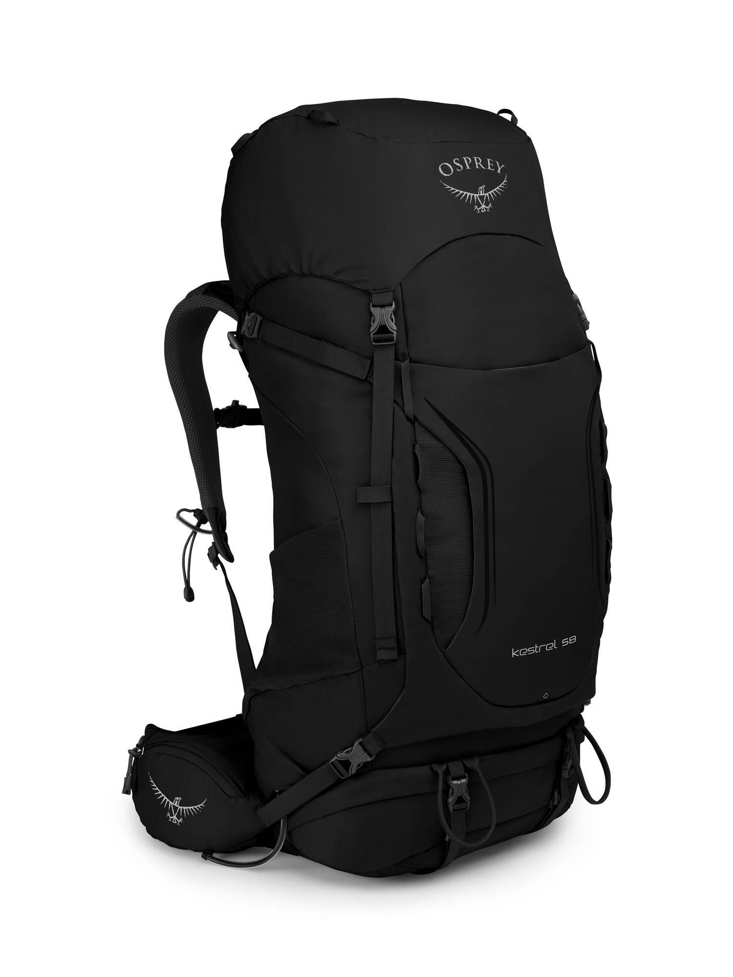 

Рюкзак Osprey Kestrel 58 M/L Черный