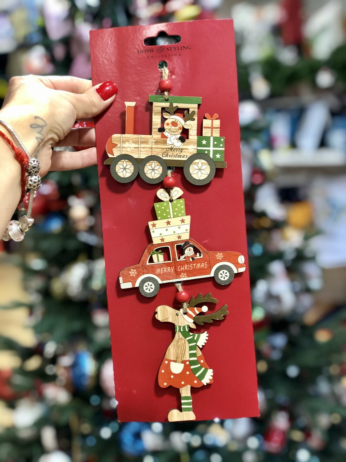 

Новогодний декор Подвески новогодние Xmass Present декор новогодние подвески Xmass 3 шт.