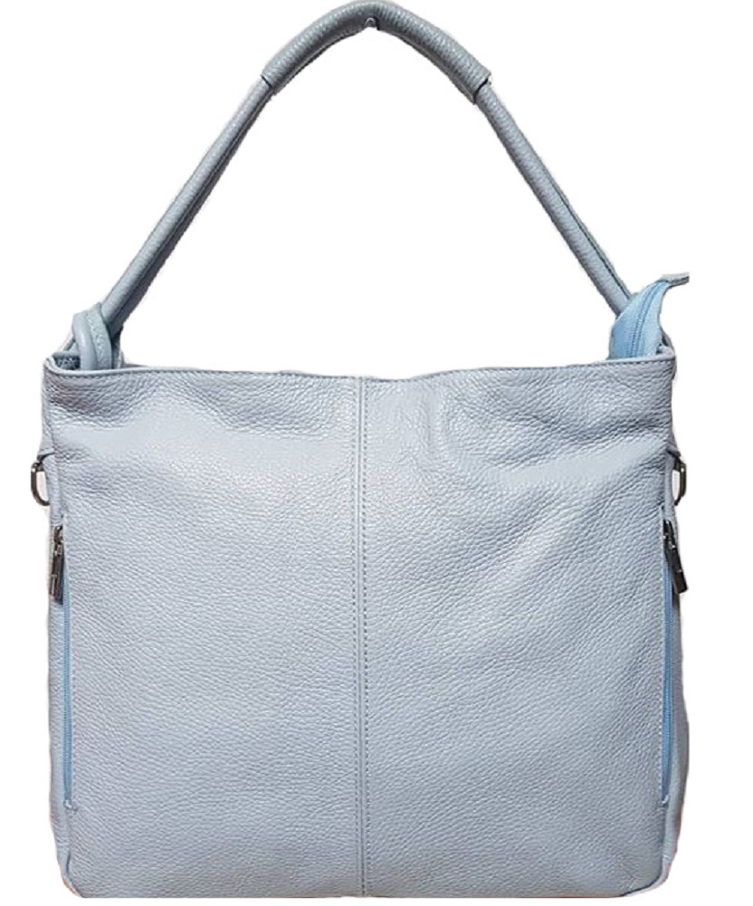 

Женская кожаная сумка Bottega Carele BC229 light blue