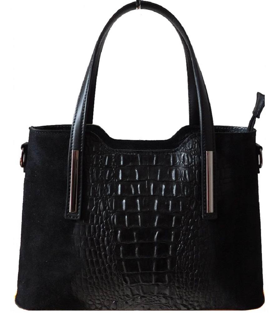 

Женская кожаная сумка Italian bags DB8955 black