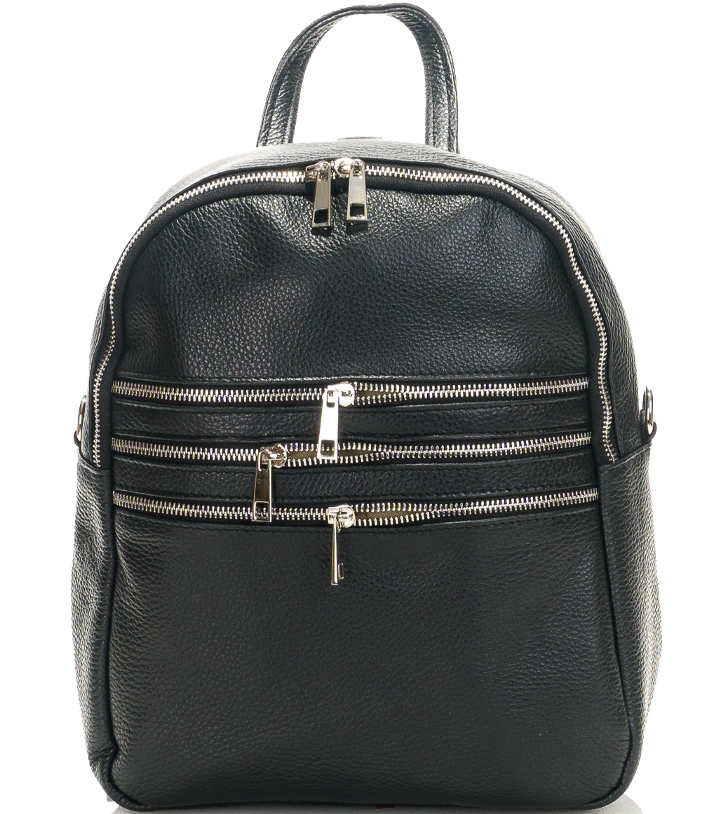 

Женский кожаный рюкзак Italian Bags LB751 black