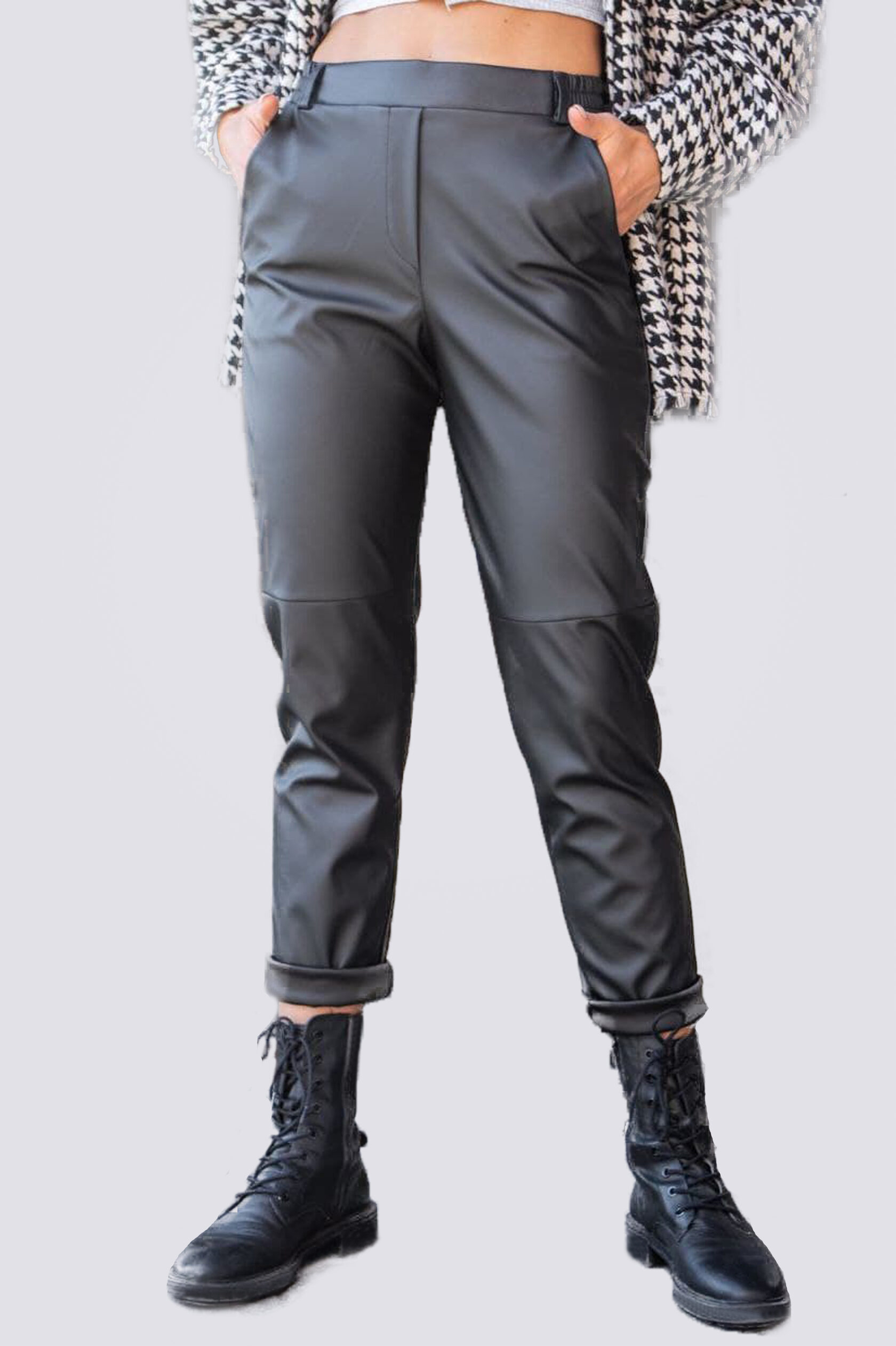 

Брюки из эко-кожи ES.design FW2131.1 размер  черные, Брюки из эко-кожи ES.design FW2131.1 размер L черные