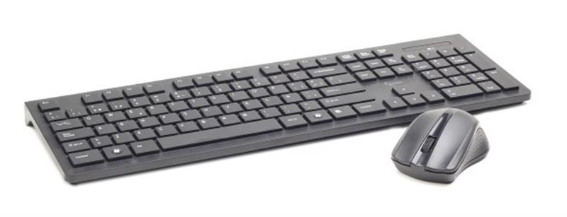 

Комплект беспроводной (клавиатура, мышь) Gembird KBS-WCH-01-RU Black USB
