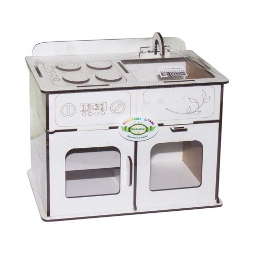 

Кухня для кукол BigEcoToys деревянная Б2б 115814